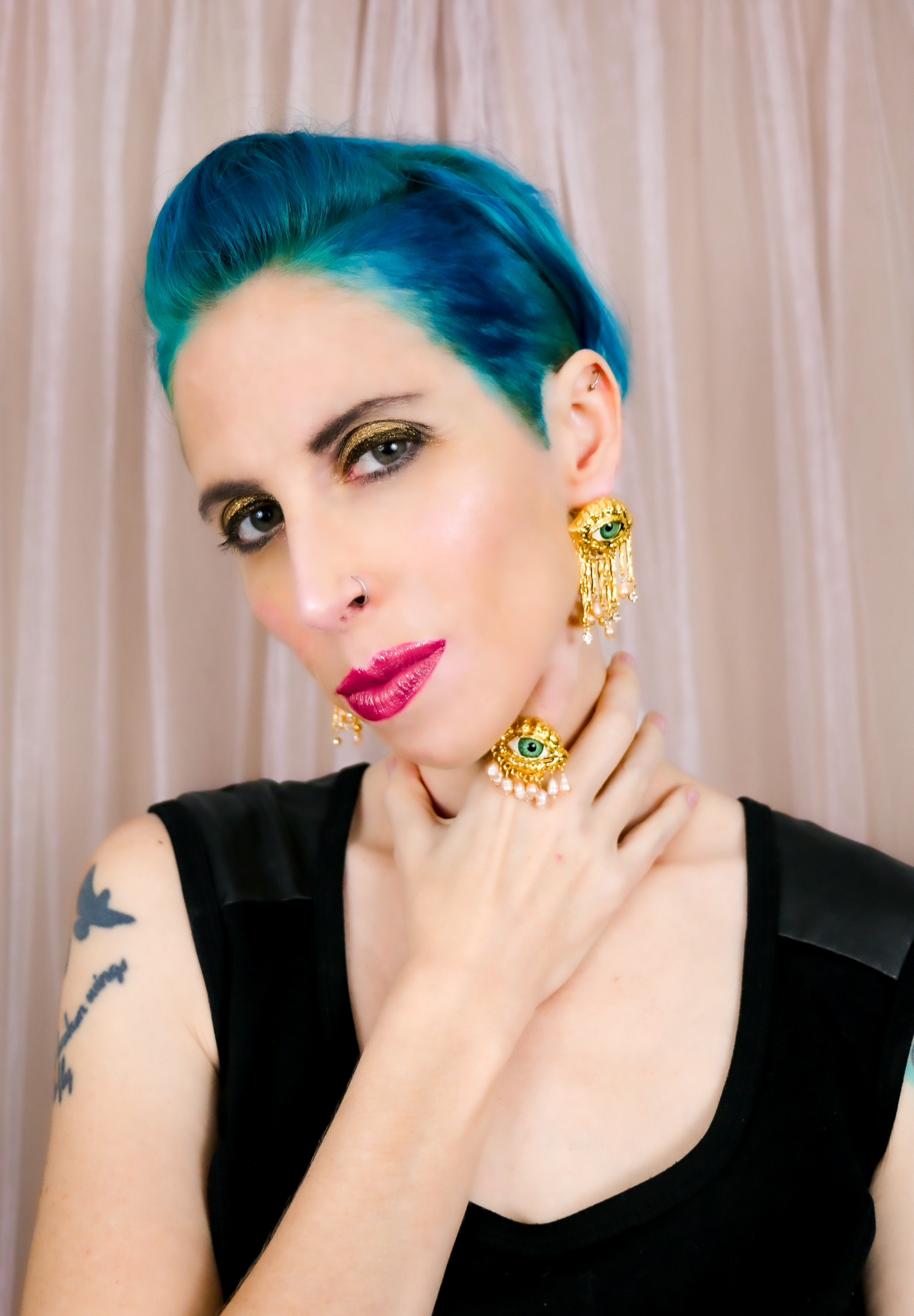 Lovers Eye Victorian Inspired Earrings