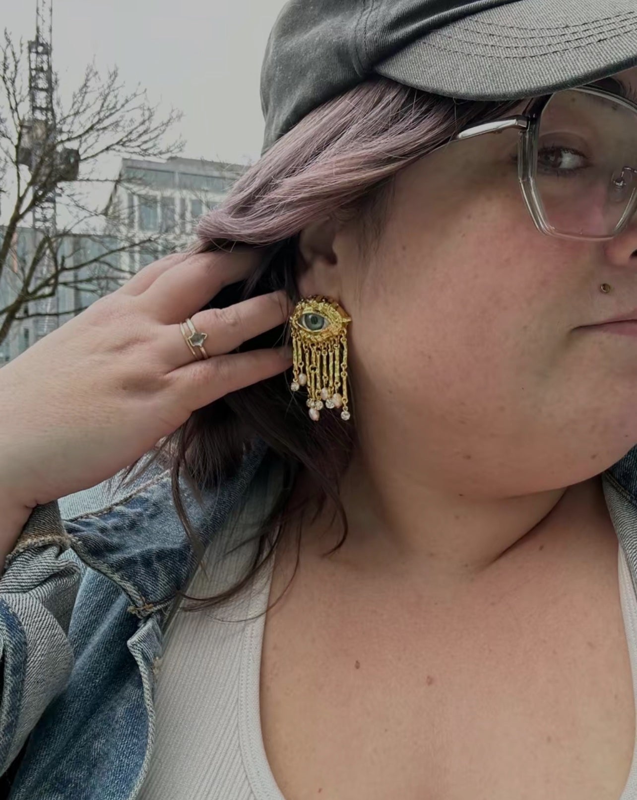 Lovers Eye Victorian Inspired Earrings