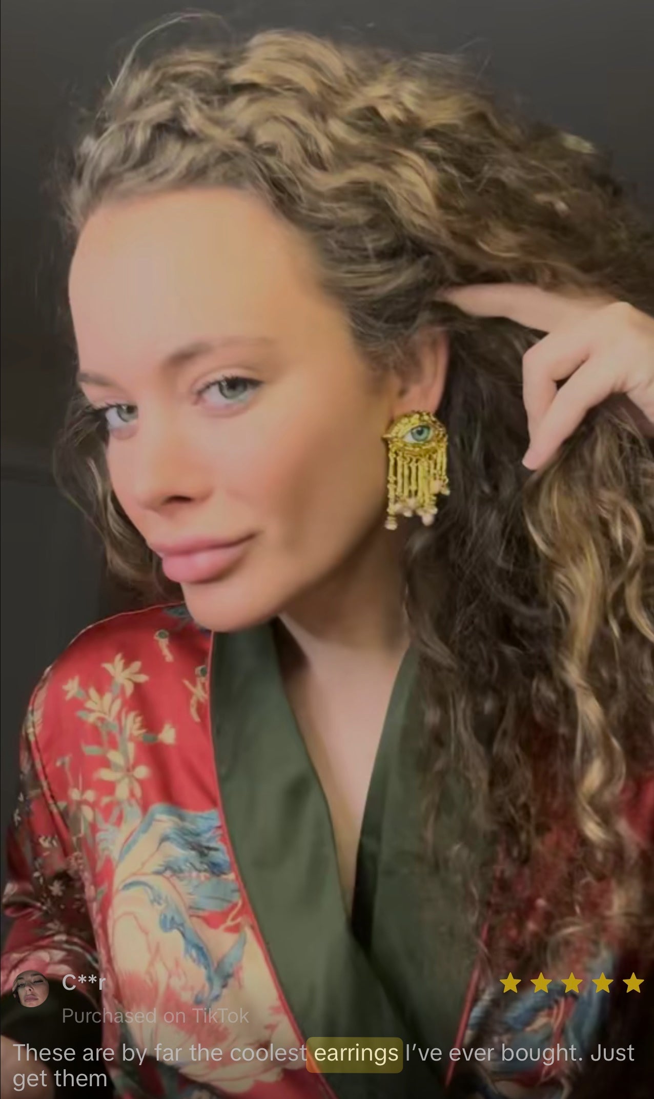 Lovers Eye Victorian Inspired Earrings