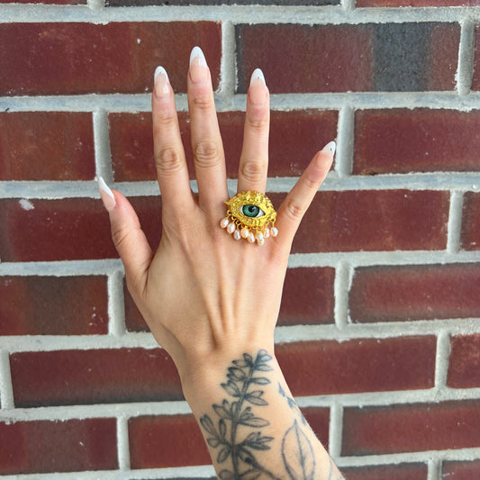 Lovers Eye Victorian Inspired Ring